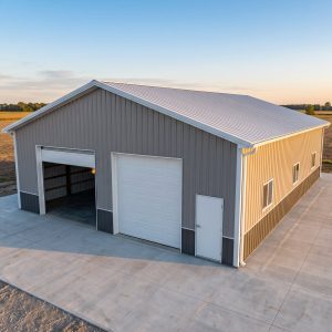 30×50×14 Steel Building Kit — 1,500 Sq-Ft DIY Metal Workshop (Deposit)