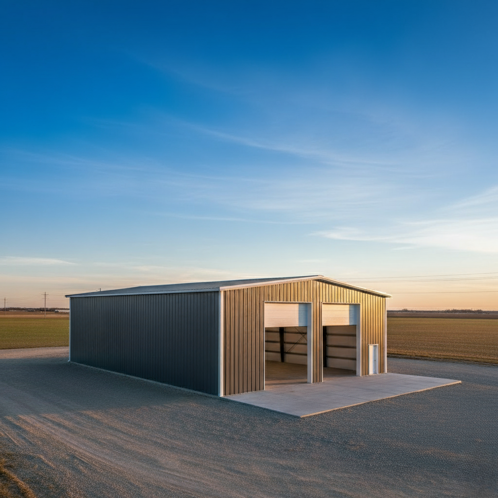 60×80×18 Steel Building Kit — 4,800 Sq-Ft Storage Building (Deposit) - Image 2