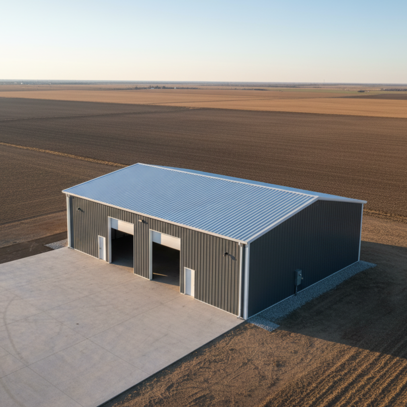 80×80×20 Steel Building Kit — 6,400 Sq-Ft Industrial Workshop (Deposit) - Image 4