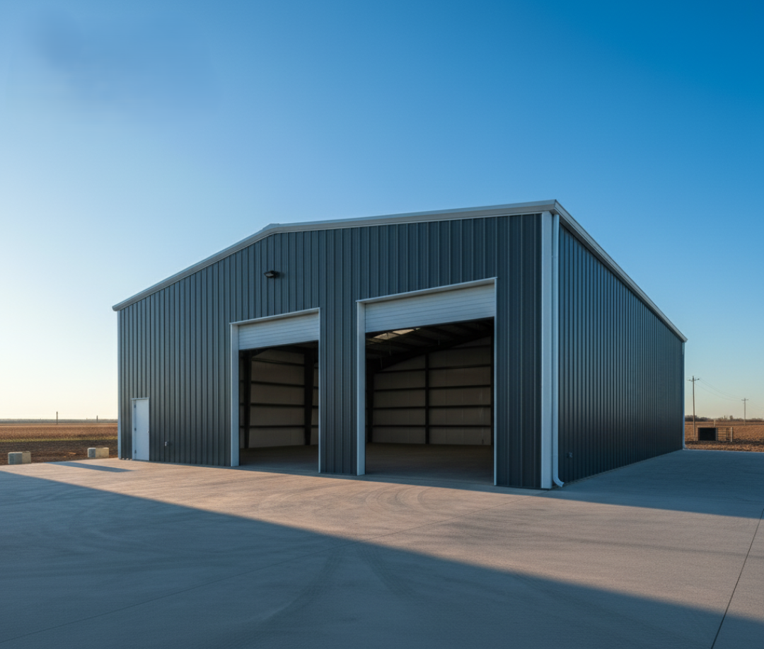 40×60×16 Steel Building Kit — 2,400 Sq-Ft Storage Building (Deposit)